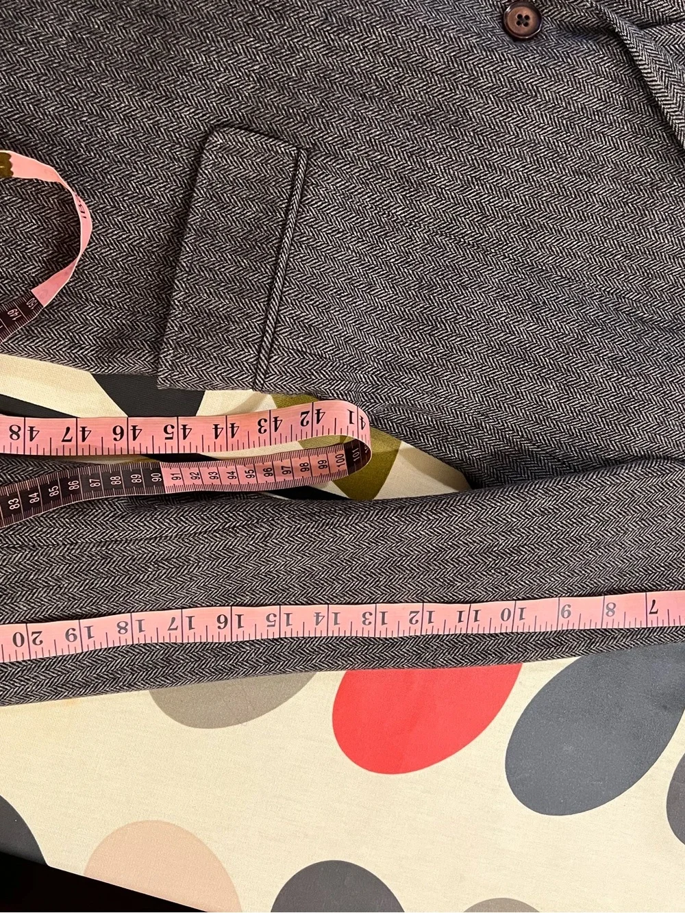 Banana Republic Herringbone 2-in-1 Blazer Jacket Removable Bib 38S